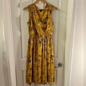 Gold Midi Dress